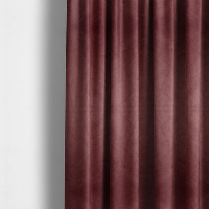 Atlantic Ribbed Textured Plain Cotton Feel Velvet Pink Upholstery Fabric CTR-2586 - Made To Measure Curtains