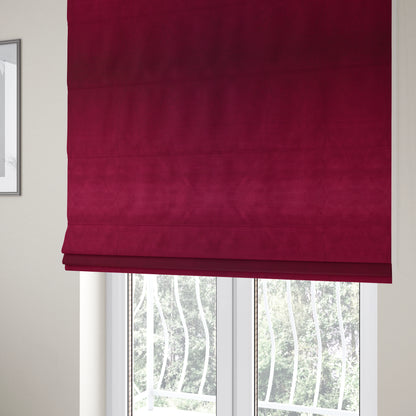 Atlantic Ribbed Textured Plain Cotton Feel Velvet Pink Upholstery Fabric CTR-2587 - Roman Blinds