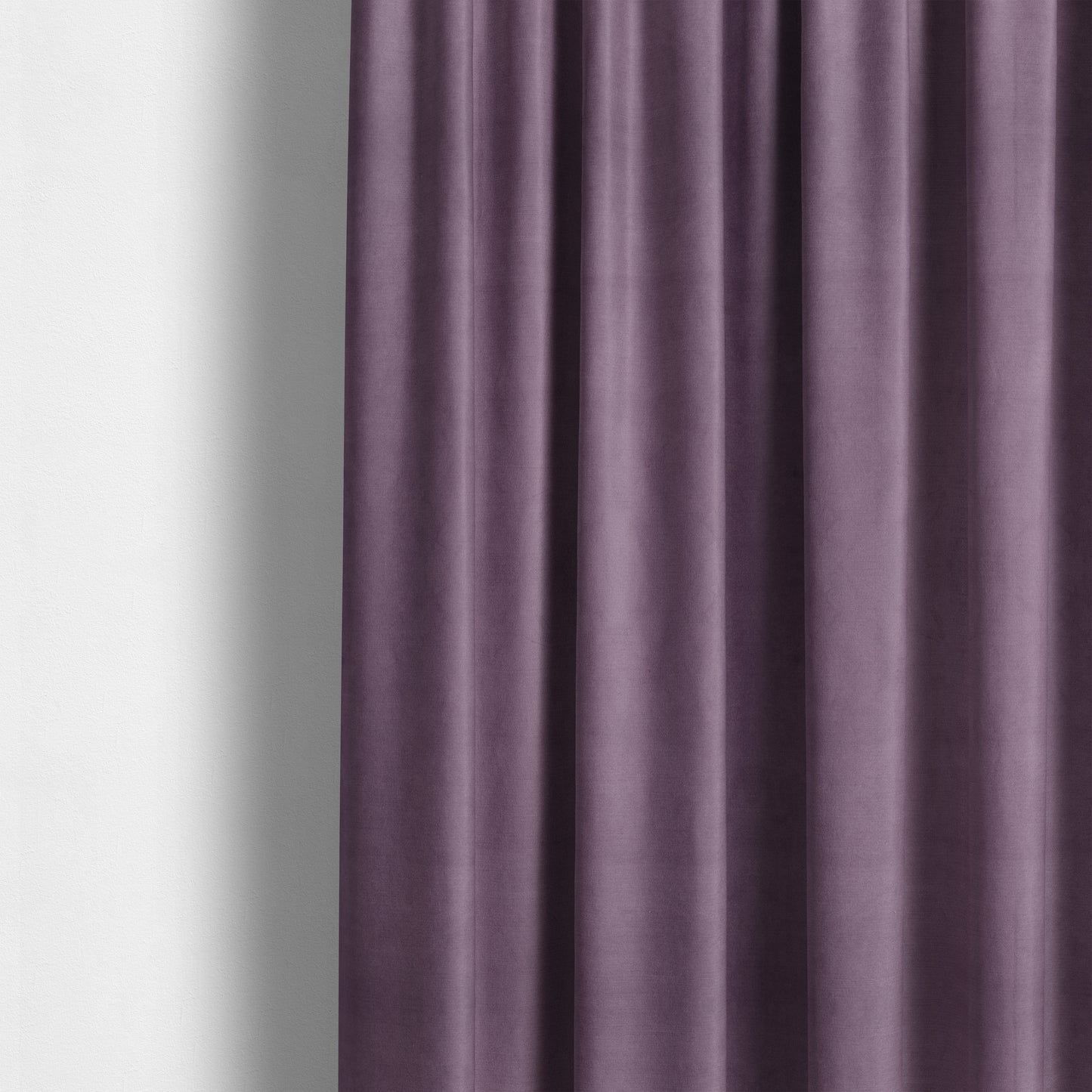 Atlantic Ribbed Textured Plain Cotton Feel Velvet Purple Upholstery Fabric CTR-2591 - Made To Measure Curtains