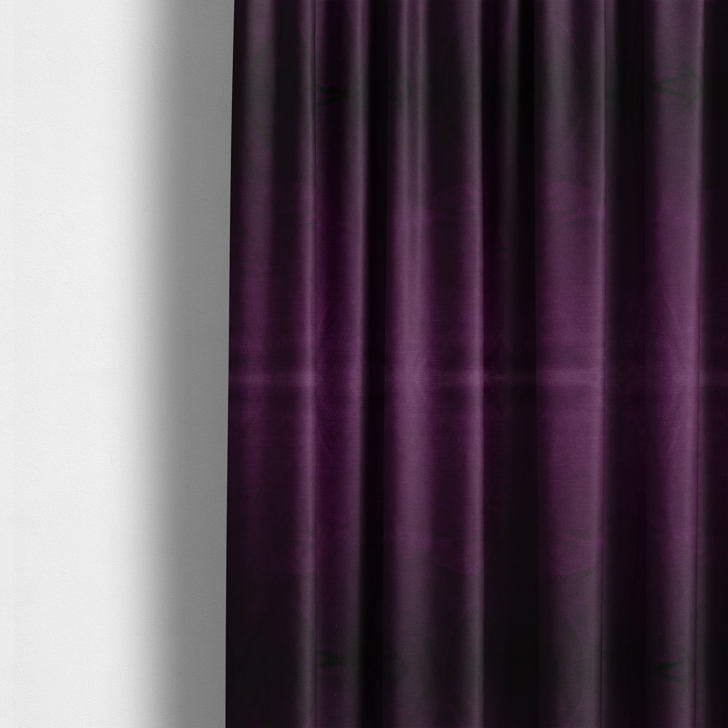 Atlantic Ribbed Textured Plain Cotton Feel Velvet Purple Upholstery Fabric CTR-2592 - Made To Measure Curtains