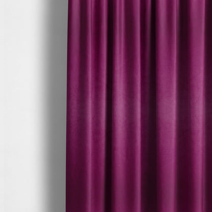 Atlantic Ribbed Textured Plain Cotton Feel Velvet Pink Upholstery Fabric CTR-2593 - Made To Measure Curtains