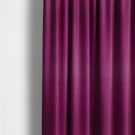 Atlantic Ribbed Textured Plain Cotton Feel Velvet Pink Upholstery Fabric CTR-2593 - Made To Measure Curtains