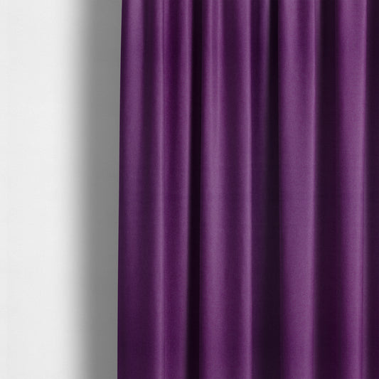 Moorland Plain Wool Purple Colour Upholstery Fabric CTR-2604 - Made To Measure Curtains