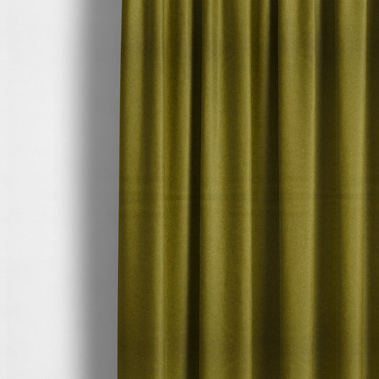 Moorland Plain Wool Green Colour Upholstery Fabric CTR-2605 - Made To Measure Curtains