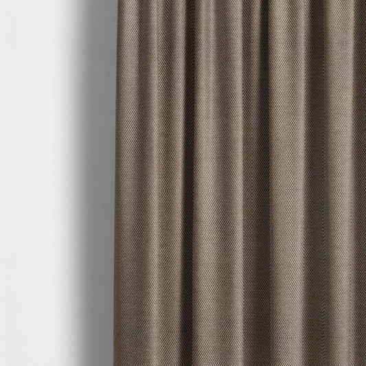 Sannderson Chenille Textured Beige Brown Upholstery Fabric CTR-2614 - Made To Measure Curtains