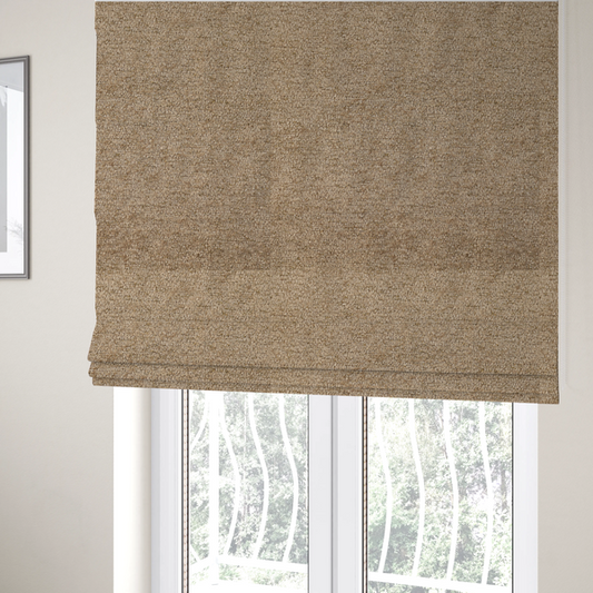 Seoul Boucle Upholstery Fabric Light Brown Colour CTR-2614 - Roman Blinds