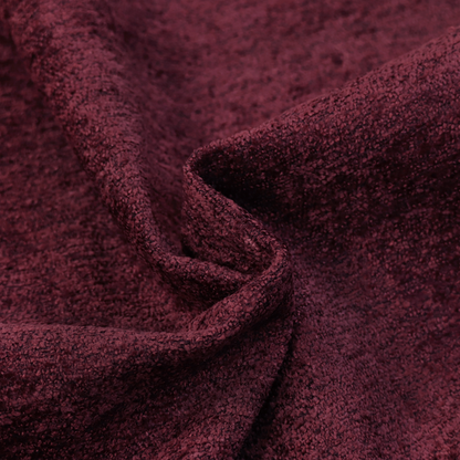 Seoul Boucle Upholstery Fabric Deep Red Colour CTR-2616 - Made To Measure Curtains
