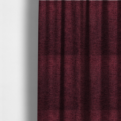 Seoul Boucle Upholstery Fabric Deep Red Colour CTR-2616 - Made To Measure Curtains