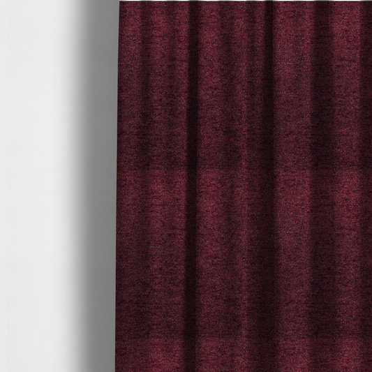 Seoul Boucle Upholstery Fabric Deep Red Colour CTR-2616 - Made To Measure Curtains