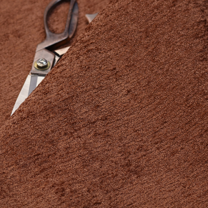 Seoul Boucle Upholstery Fabric Burnt Orange Colour CTR-2617