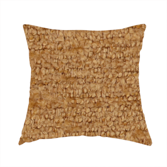 Seoul Boucle Upholstery Fabric Golden Colour CTR-2618 - Handmade Cushions