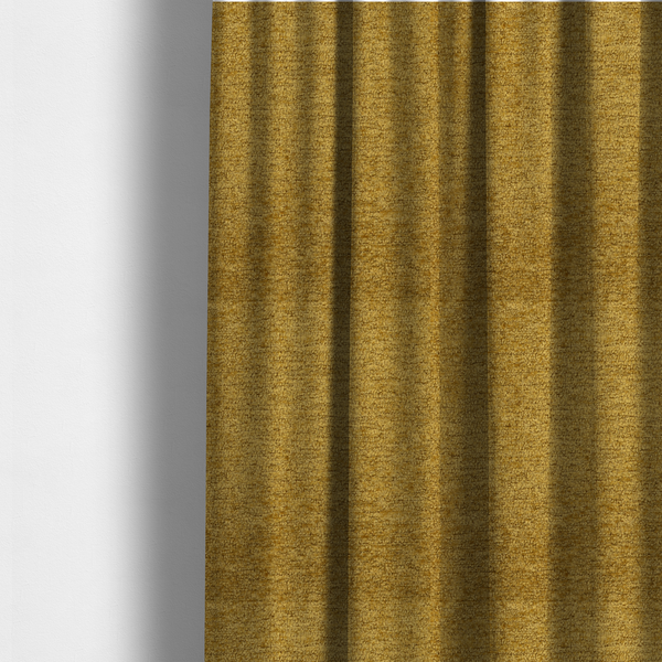 Seoul Boucle Upholstery Fabric Mustard Colour CTR-2619 - Made To Measure Curtains
