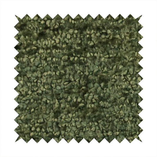 Seoul Boucle Upholstery Fabric Forest Green Colour CTR-2621