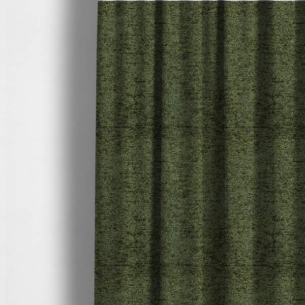 Seoul Boucle Upholstery Fabric Forest Green Colour CTR-2621 - Made To Measure Curtains