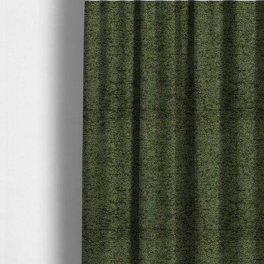 Seoul Boucle Upholstery Fabric Forest Green Colour CTR-2621 - Made To Measure Curtains