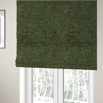 Seoul Boucle Upholstery Fabric Forest Green Colour CTR-2621 - Roman Blinds