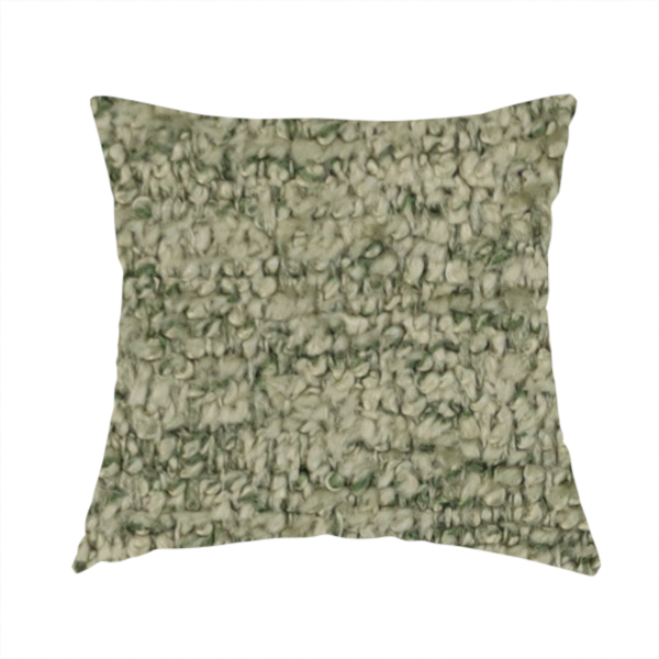 Seoul Boucle Upholstery Fabric Sage Green Colour CTR-2622 - Handmade Cushions