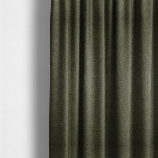 Habitat Aged Look Soft Suede Green Upholstery Fabric CTR-2690 - Made To Measure Curtains