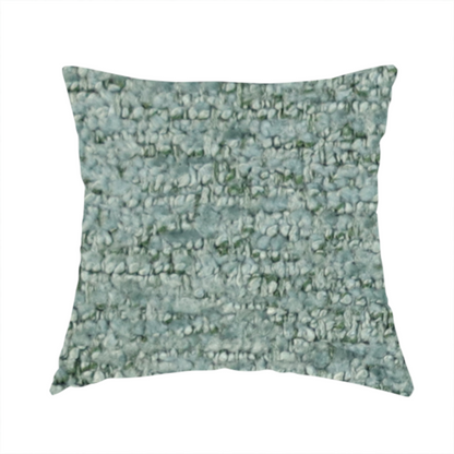 Seoul Boucle Upholstery Fabric Dusty Green Colour CTR-2691 - Handmade Cushions