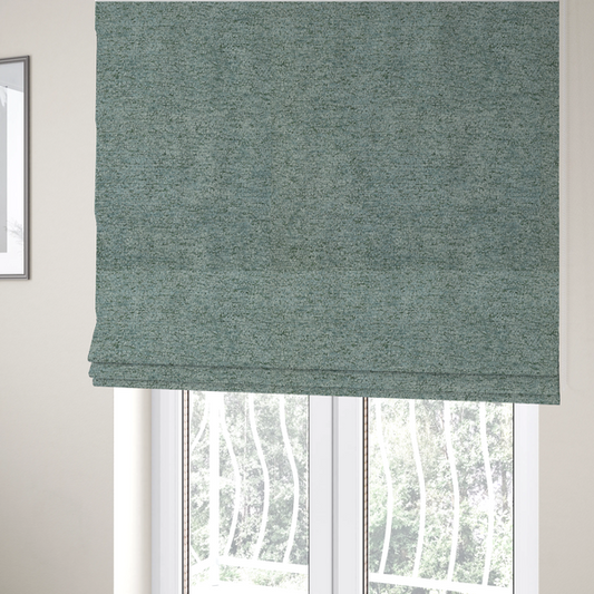 Seoul Boucle Upholstery Fabric Dusty Green Colour CTR-2691 - Roman Blinds