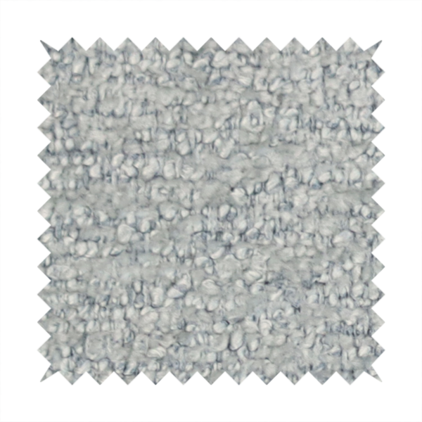 Seoul Boucle Upholstery Fabric Light Blue Colour CTR-2692 - Made To Measure Curtains