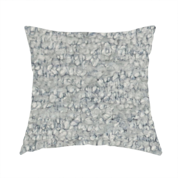 Seoul Boucle Upholstery Fabric Light Blue Colour CTR-2692 - Handmade Cushions