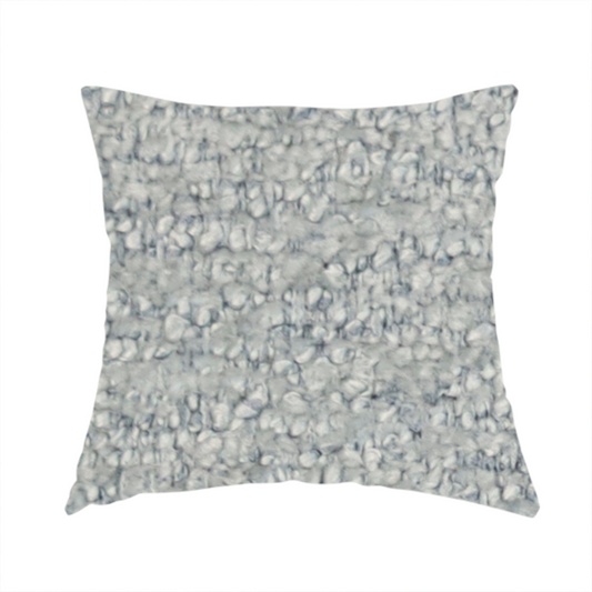 Seoul Boucle Upholstery Fabric Light Blue Colour CTR-2692 - Handmade Cushions