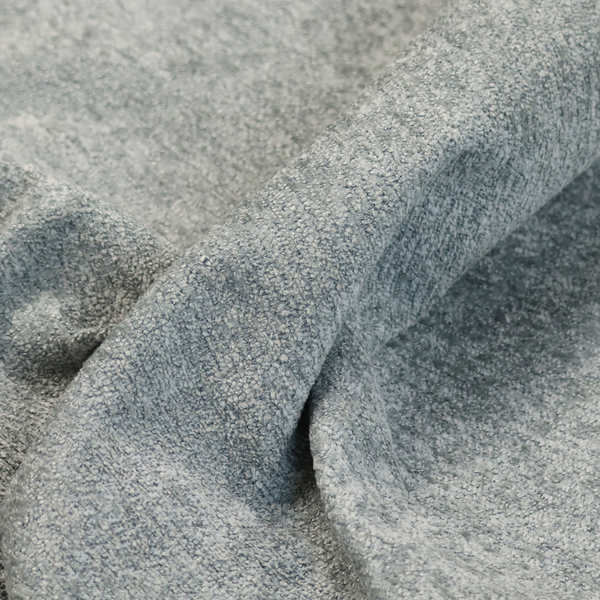Seoul Boucle Upholstery Fabric Light Blue Colour CTR-2692 - Made To Measure Curtains