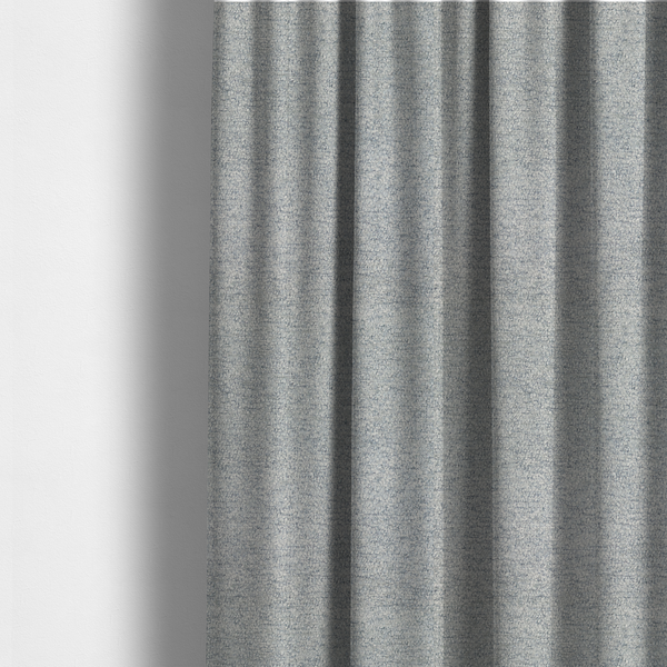 Seoul Boucle Upholstery Fabric Light Blue Colour CTR-2692 - Made To Measure Curtains