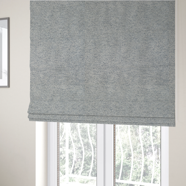 Seoul Boucle Upholstery Fabric Light Blue Colour CTR-2692 - Roman Blinds