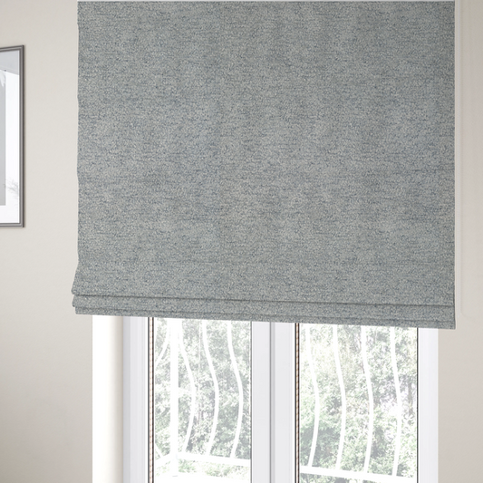 Seoul Boucle Upholstery Fabric Light Blue Colour CTR-2692 - Roman Blinds