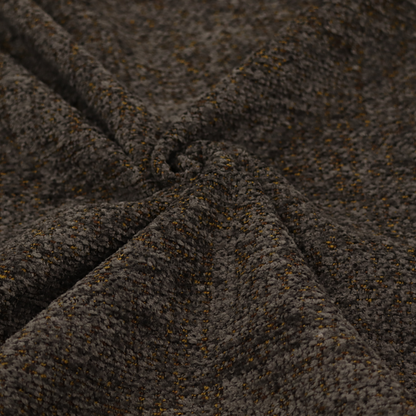 Wellington Chunky Chenille Weave Upholstery Fabric Charcoal Colour CTR-270 - Made To Measure Curtains