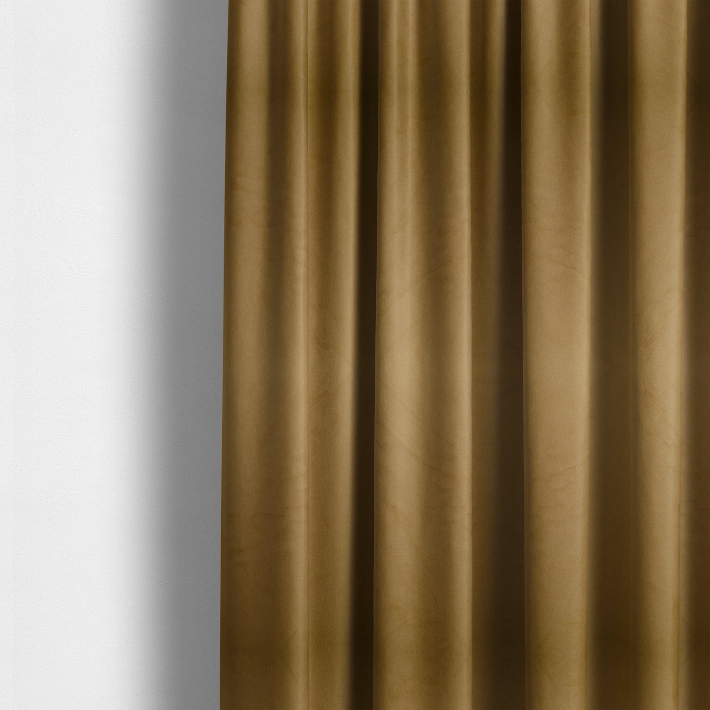 Alpha Plain Durable Velvet Brushed Cotton Effect Upholstery Fabric Brown Colour CTR-2709 - Made To Measure Curtains