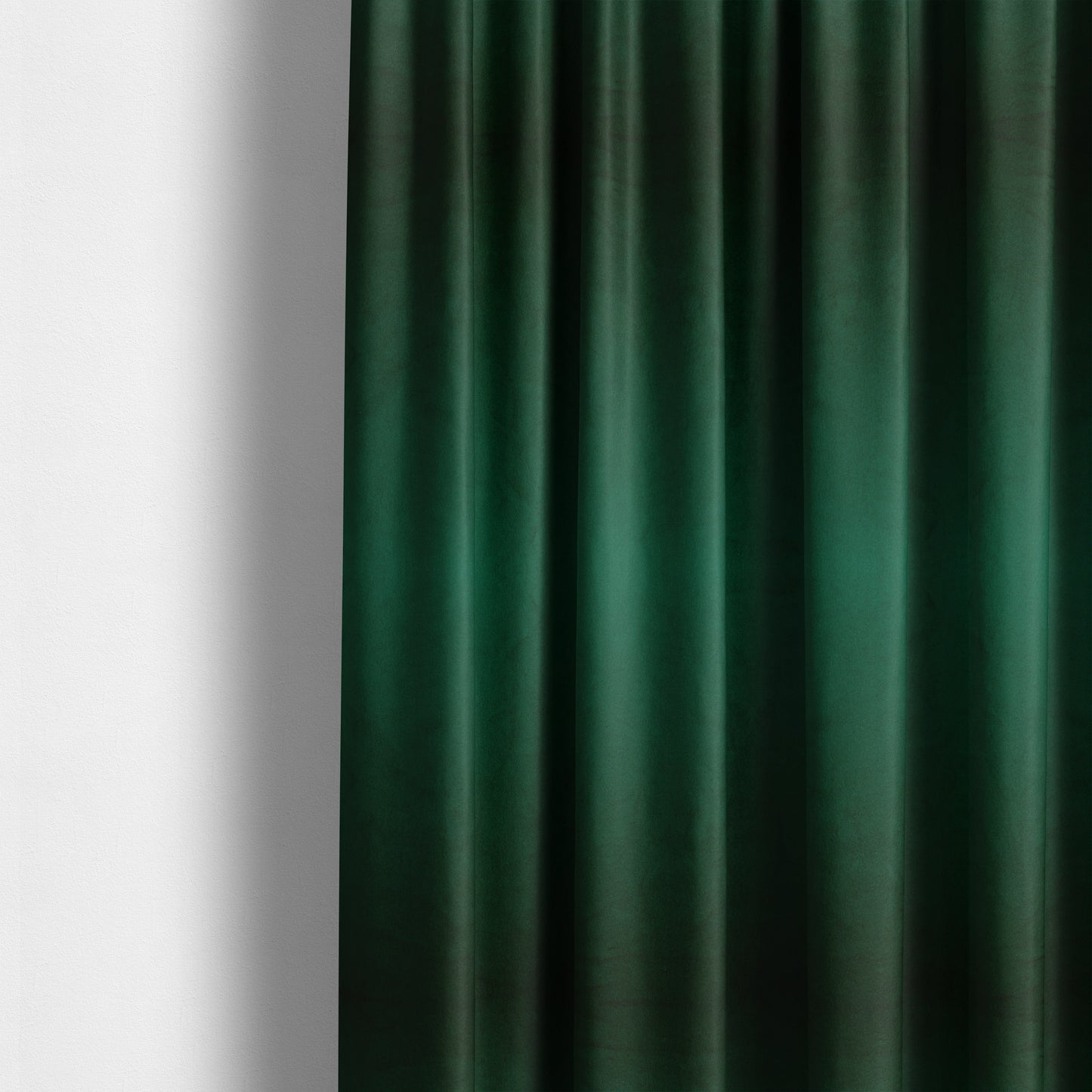 Alpha Plain Durable Velvet Brushed Cotton Effect Upholstery Fabric Green Colour CTR-2712 - Made To Measure Curtains