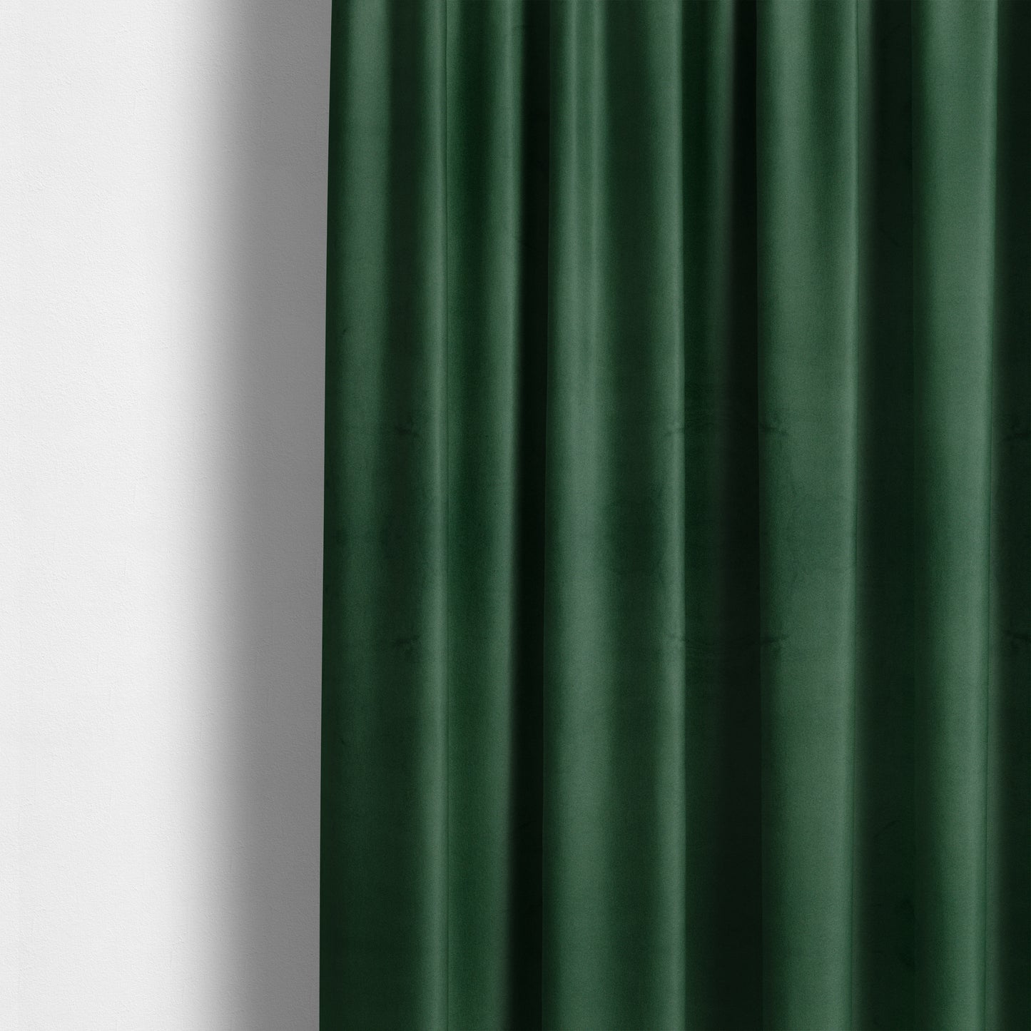 Alpha Plain Durable Velvet Brushed Cotton Effect Upholstery Fabric Green Colour CTR-2713 - Made To Measure Curtains