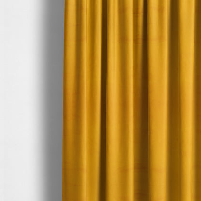 Alpha Plain Durable Velvet Brushed Cotton Effect Upholstery Fabric Orange Colour CTR-2715 - Made To Measure Curtains