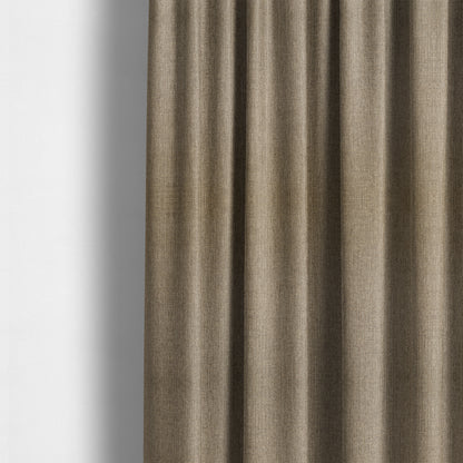 Coco Soft Weave Collection Flat Basket Weave Quality Fabric In Brown Colour Upholstery Fabric CTR-272 - Made To Measure Curtains