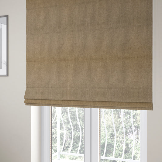 Coco Soft Weave Collection Flat Basket Weave Quality Fabric In Brown Colour Upholstery Fabric CTR-272 - Roman Blinds