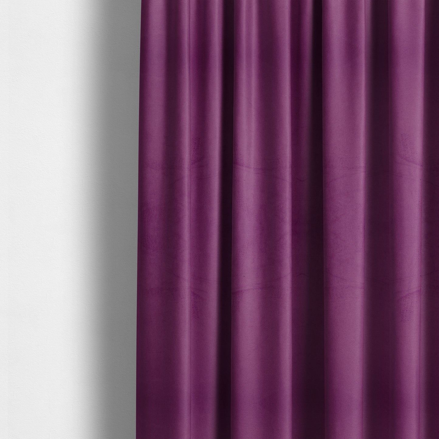 Alpha Plain Durable Velvet Brushed Cotton Effect Upholstery Fabric Purple Colour CTR-2720 - Made To Measure Curtains