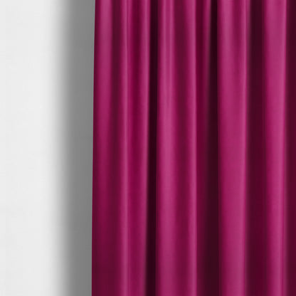 Alpha Plain Durable Velvet Brushed Cotton Effect Upholstery Fabric Pink Colour CTR-2722 - Made To Measure Curtains