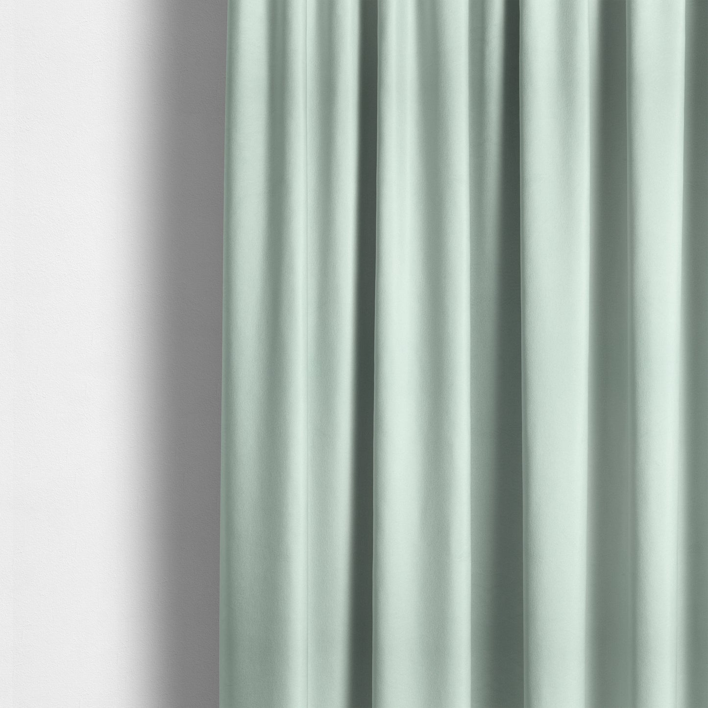 Alpha Plain Durable Velvet Brushed Cotton Effect Upholstery Fabric Blue Colour CTR-2726 - Made To Measure Curtains