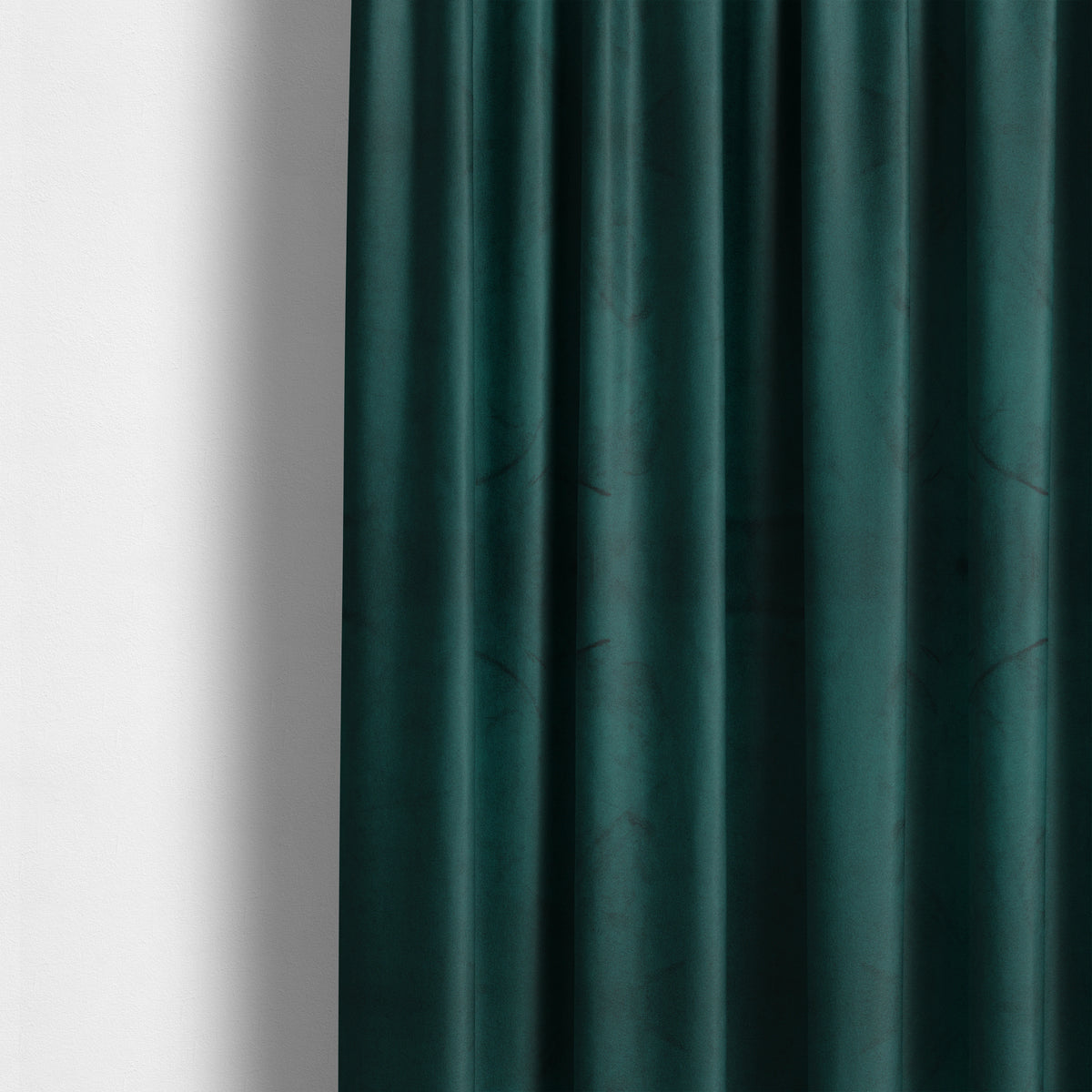 Drapery Alpha Alpha Plain Durable Velvet Brushed Cotton Effect Upholstery Fabric Teal ...