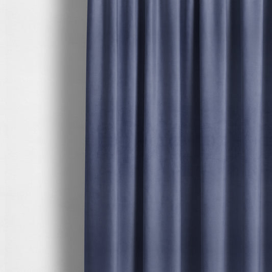 Alpha Plain Durable Velvet Brushed Cotton Effect Upholstery Fabric Purple Colour CTR-2730 - Made To Measure Curtains