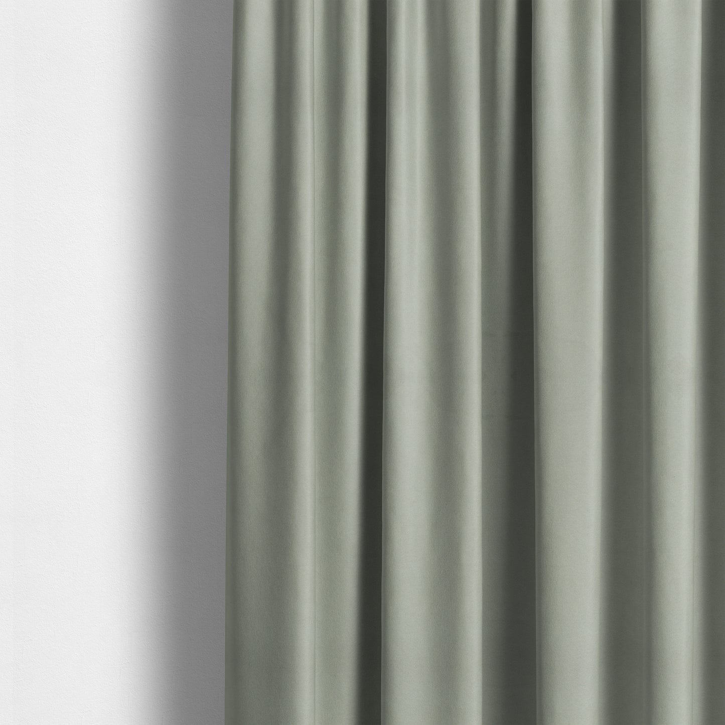 Alpha Plain Durable Velvet Brushed Cotton Effect Upholstery Fabric Silver Colour CTR-2732 - Made To Measure Curtains