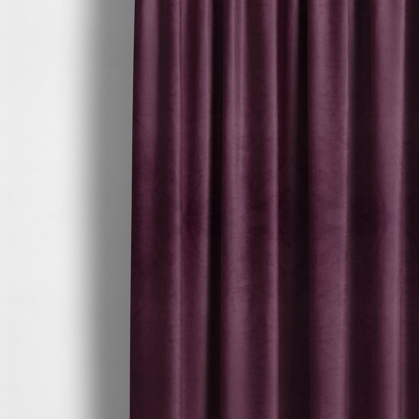 Alpha Plain Durable Velvet Brushed Cotton Effect Upholstery Fabric Purple Colour CTR-2736 - Made To Measure Curtains