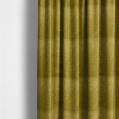 Athena Laser Cut Pattern Soft Velveteen Green Velvet Upholstery Curtains Fabric CTR-2753 - Made To Measure Curtains