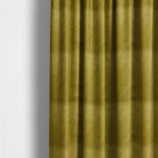 Athena Laser Cut Pattern Soft Velveteen Green Velvet Upholstery Curtains Fabric CTR-2753 - Made To Measure Curtains