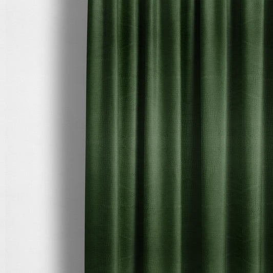 Crocodile Pattern Soft Faux Suede Green Upholstery Fabric CTR-2784 - Made To Measure Curtains