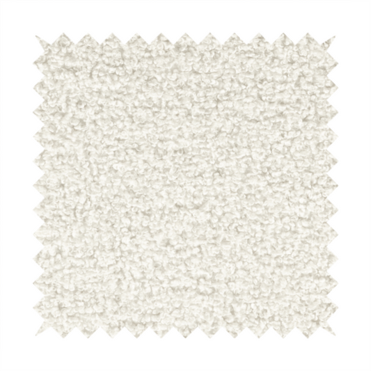 Willow Boucle Material White Colour Upholstery Fabric CTR-2789