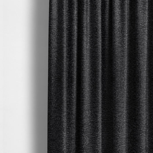 Willow Boucle Material Black Colour Upholstery Fabric CTR-2792 - Made To Measure Curtains